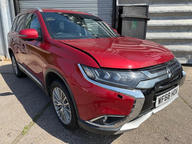 2019 68 REG MITSUBISHI OUTLANDER 2.4 PHEV AUTOMATIC DAMAGED REPAIRABLE SALVAGE
