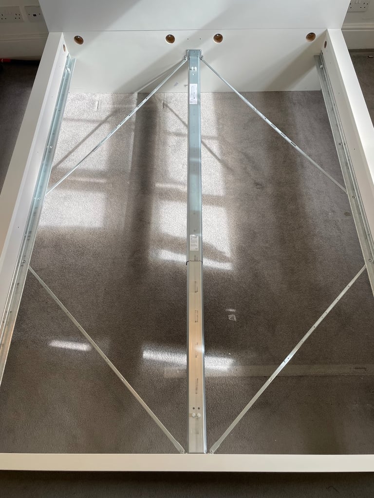 Double Bed - white 