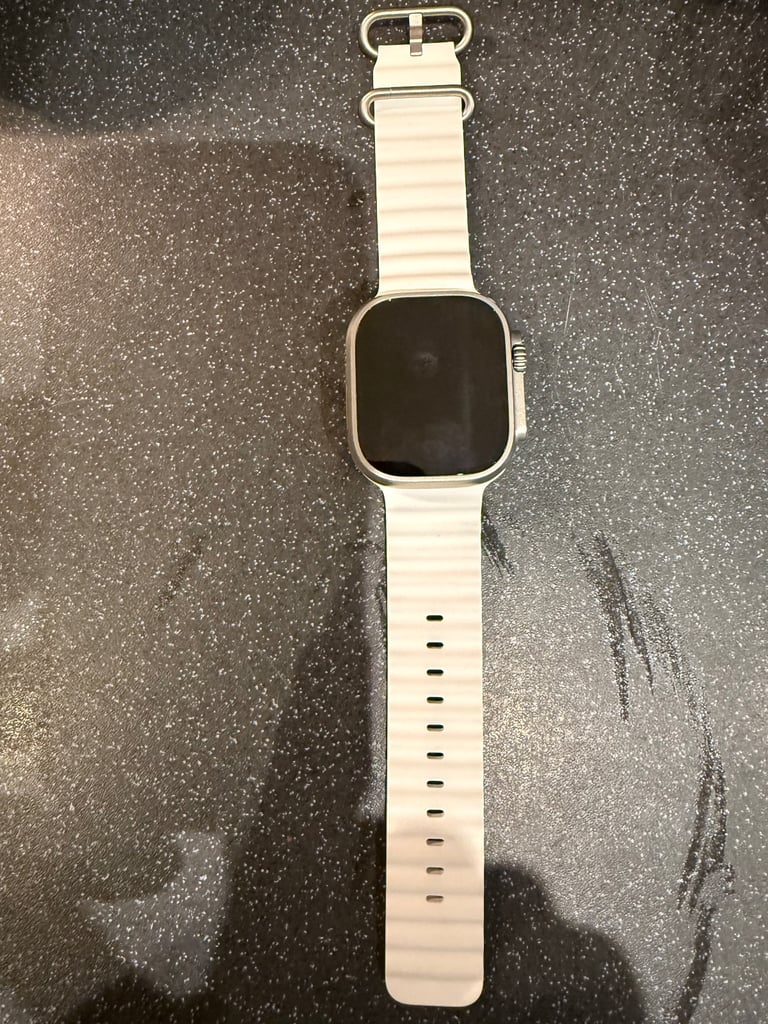 image for Apple watch ultra white ocean band 