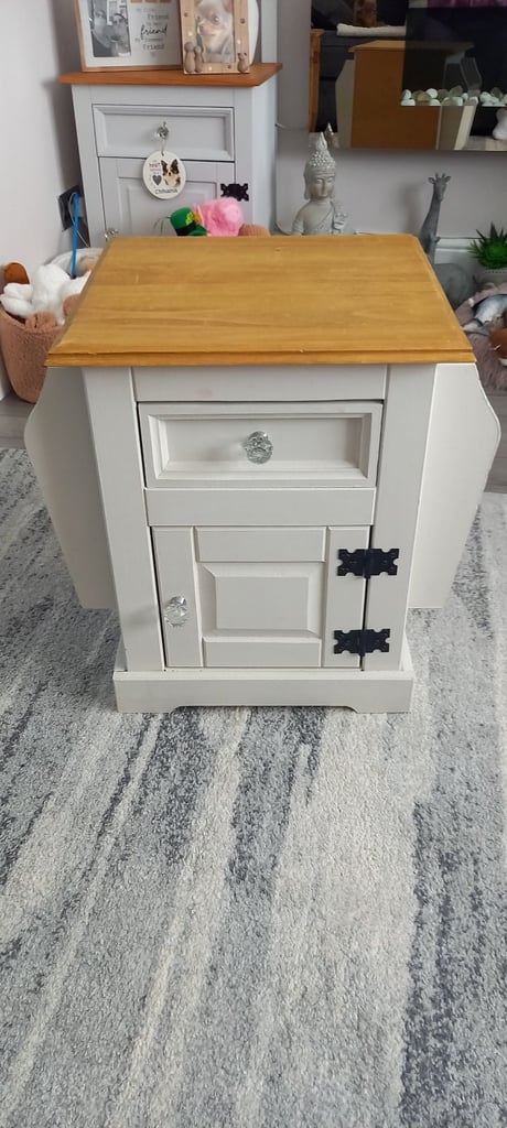 image for Small cupboard and magazine rack