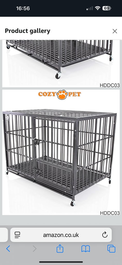Heavy duty dog crate 