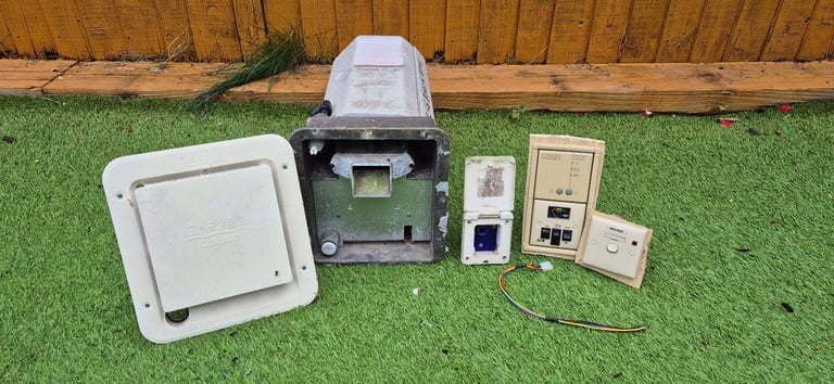 CARVER CASCADE RAPID gas and electric water heater for camper caravan motorhome boat.