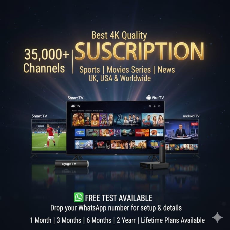 image for 4K PREMIUM F1RESTICK's / SMART TV's SUSBCRIPTION 