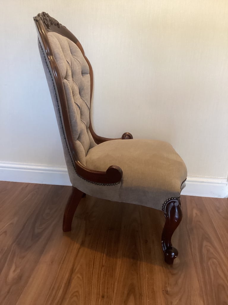Antique Chesterfield Lounge Chair