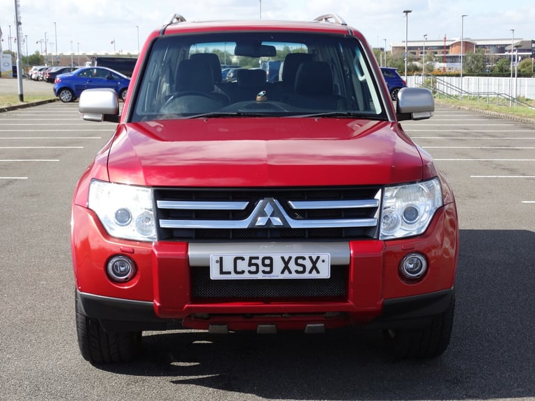 2009 MITSUBISHI SHOGUN 3.2 DIESEL DIAMOND DI-D LWB 7 SEATS AUTO 4WD TOW BAR RED