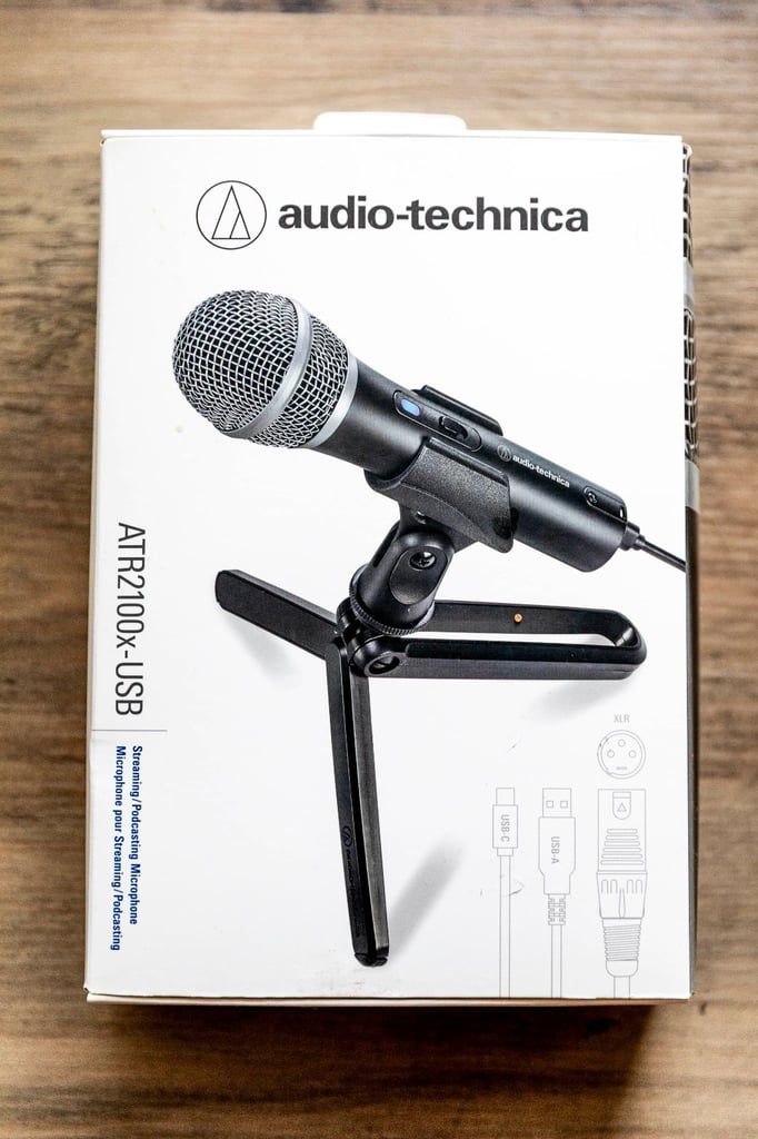 image for Audio-Technica ATR2100x-USB Cardioid Dynamic Microphone (ATR Series)