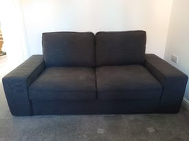 IKEA Large KIVIK 2-Seat Sofa (Dark Grey)