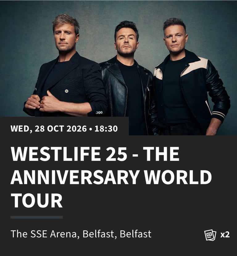 image for Westlife 25 - The Anniversary World Tour