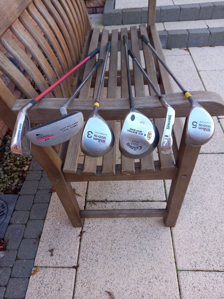 Golf Clubs and Golf Balls.