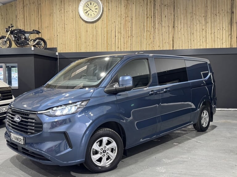 2024 Ford Transit Custom 2.0 EcoBlue 136ps H1 Double Cab Van Limited PANEL VAN DIESEL Manual
