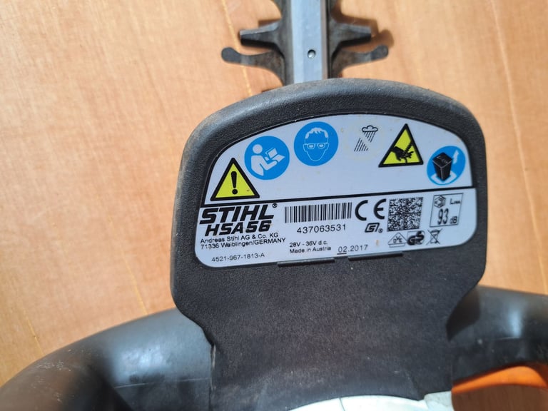 Stihl HSA 56 hedge cutter 