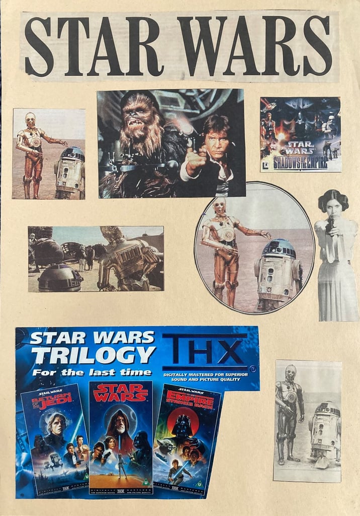 Poster Star Wars Episode 4 newspaper cut-out – post or collect