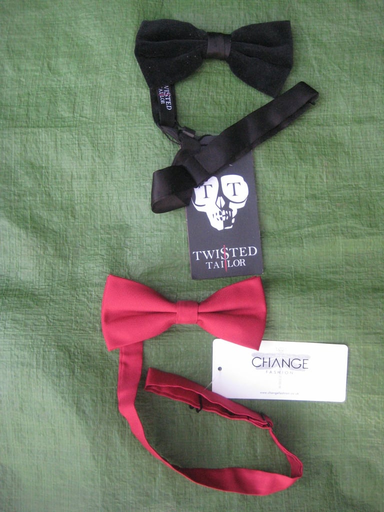 image for Twisted Tailor Velvet  and Change Fashion Bow Ties for £3.00 EACH