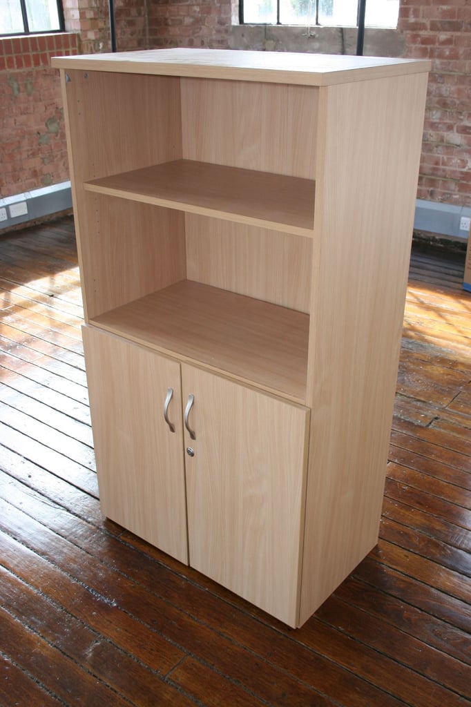image for Bookshelf with 2 shelves and a closed compartment - London Wood Green N22