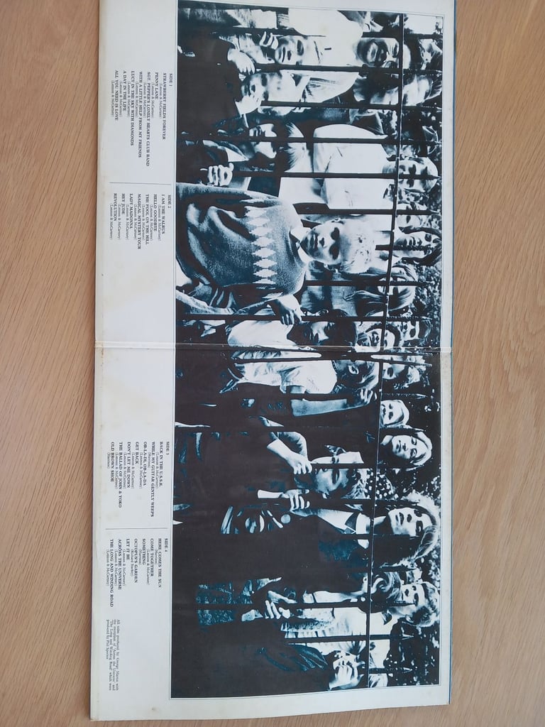 Beatles 1967-1970 double vinyl album on BLUE VINYL 