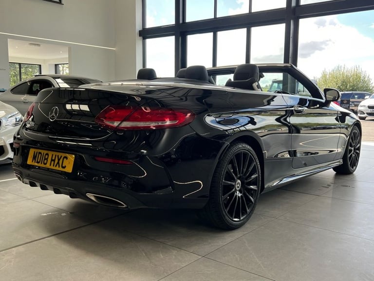 2018 Mercedes-Benz C-Class 2.0 C200 AMG Line Cabriolet 2dr Petrol G-Tronic+ Euro 6 (s/s) (184 ps)...