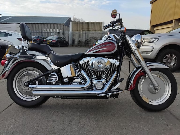 2006 06 HARLEY-DAVIDSON FAT BOY FLSTFI FATBOY FUEL INJECTED LOW MILES NEW MOT 