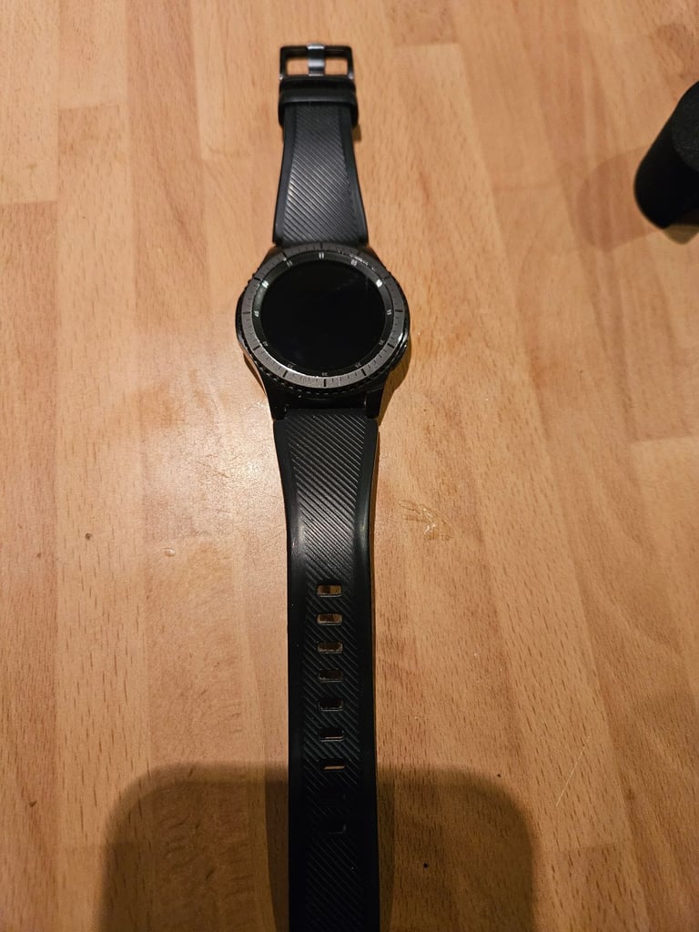 image for Samsung Gear S3 Frontier black - all original packaging, small strap unused