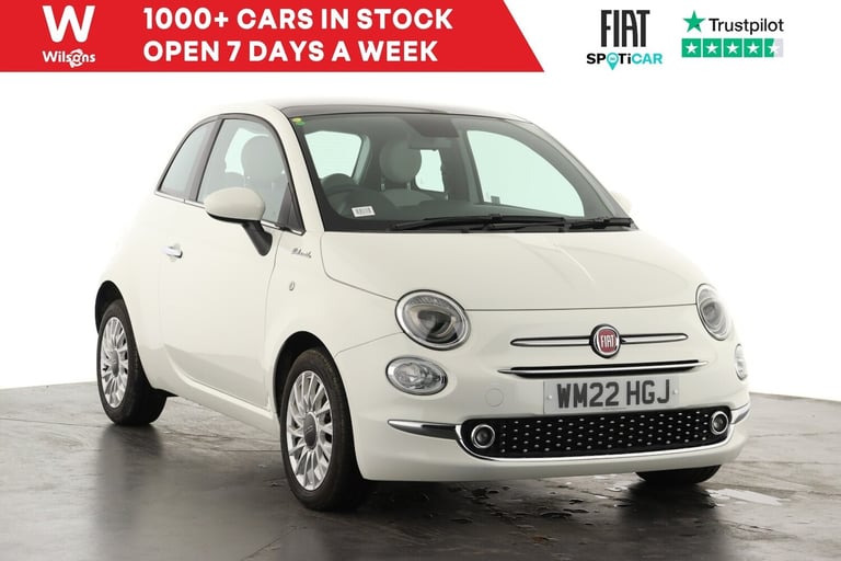 2022 Fiat 500 1.0 Mild Hybrid Dolcevita [Part Leather] 3dr Hatchback Petrol Manual