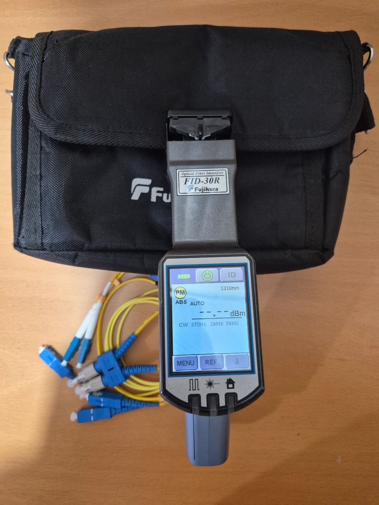 Fujikura FID-30R Optical Fiber Identifier w/ Optical Power Meter FID 30R