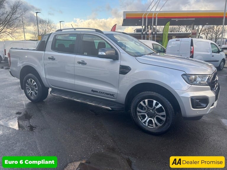 2020 Ford Ranger 2.0 EcoBlue Wildtrak in silver, 56,000 miles, 2 owners, Euro 6 ULEZ, 4x4, a PICK...
