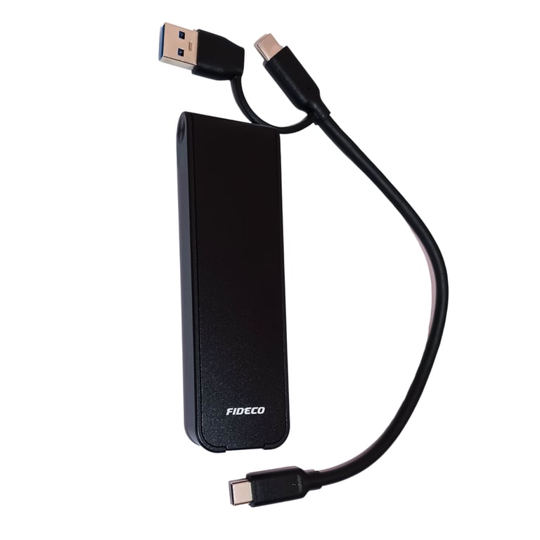 image for 500GB M.2 NVMe SSD USB-C with USB-C Cable & USB-A adapter