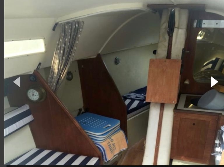 25ft lifting bulb keel sailing yacht 