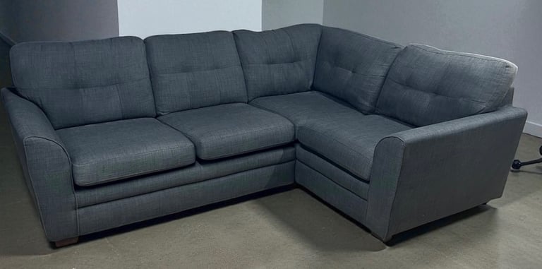Dark grey corner sofa
