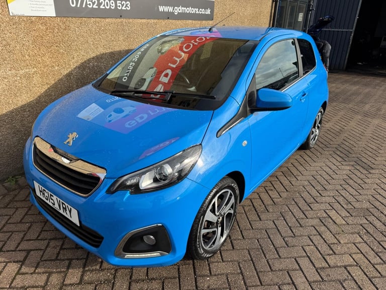 2015 Peugeot 108 1.2 PureTech Allure Euro 6 3dr HATCHBACK Petrol Manual