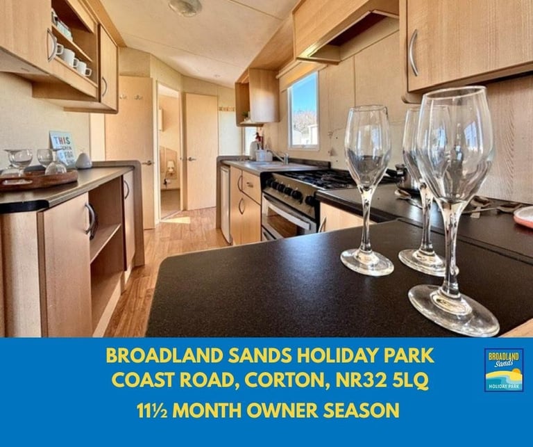 image for CHEAP STATIC CARAVAN FOR SALE AT BROADLAND SANDS HOLIDAY PARK 