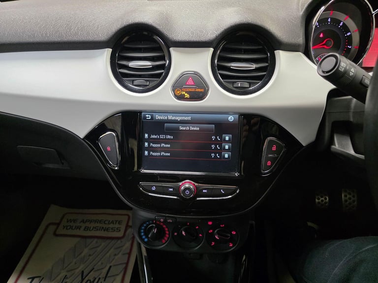 VAUXHALL ADAM 1.2 i ecoFLEX ENERGISED White Manual Petrol WARRANTY 12 MONTHS MOT