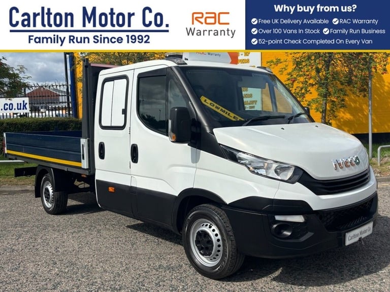 image for 2018 Iveco Daily 2.3 TD 12V 35S 4100 -XL D/CAB DROPSIDE RWD L3 (116 bhp) DROPSIDE Diesel Manual