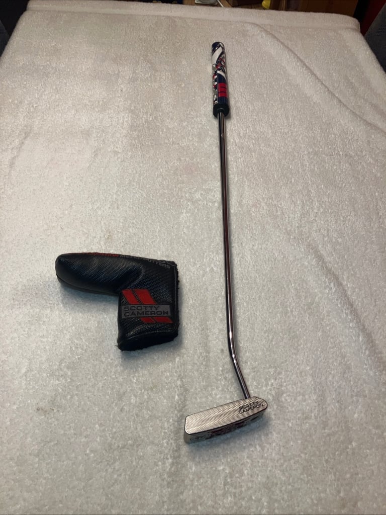 Scotty Cameron Select SQUARE BACK Putter 35 inch Super Stroke Grip Head Cover RH 