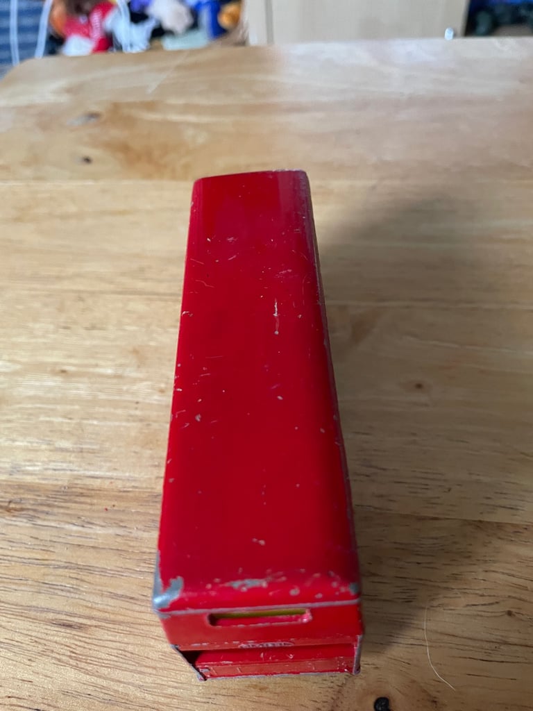 vintage Matchbox Super Kings K-15 "The Londoner" double-decker bus.