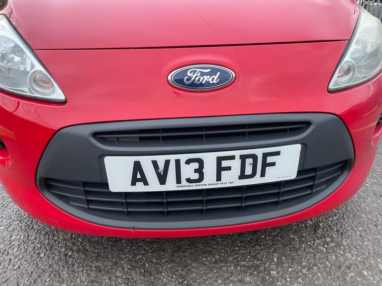 FORD KA 1.2 EDGE S/S 13 REG RED 3 DOOR HATCHBACK MOT JANUARY 28TH 2026 TAX £35 SERVICE HISTORY