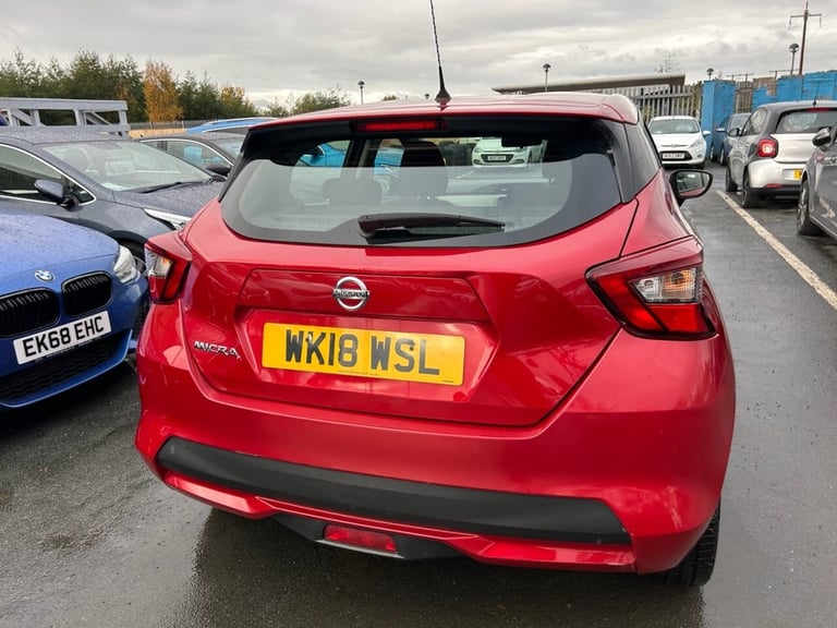 2018 Nissan Micra 0.9 Petrol (IG-T), Acenta Edition, Hatchback, 5 Door, Manual, Euro 6. Hatchback...