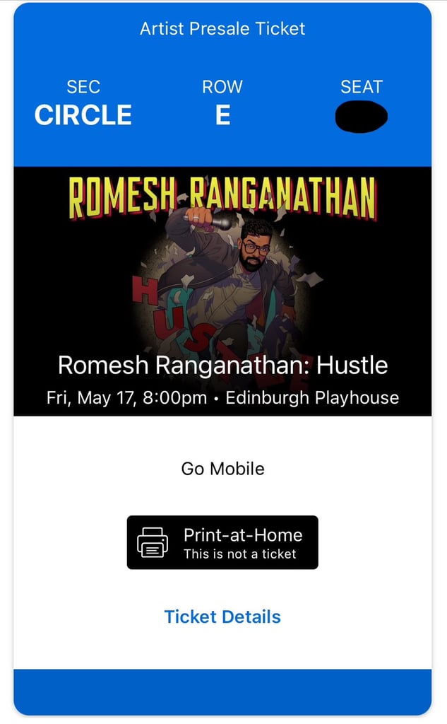 image for Romesh Ranganathan tickets 2 off