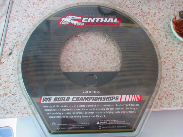 Rethal rear sprocket new. 