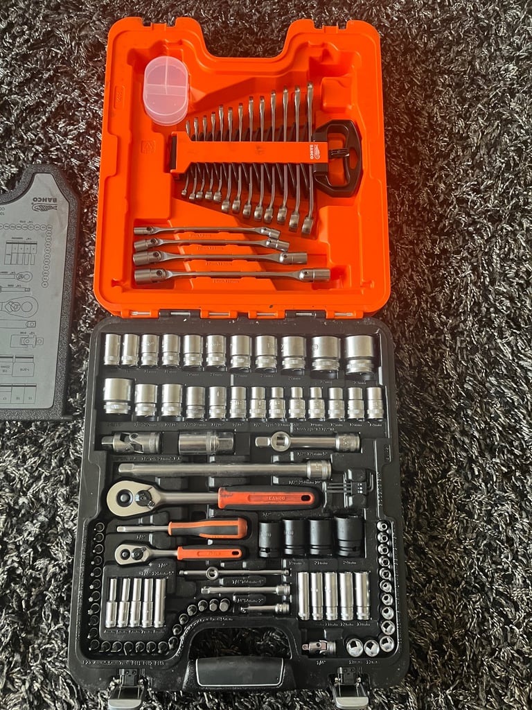 Bahco 106 piece Socket and Spanner Set 