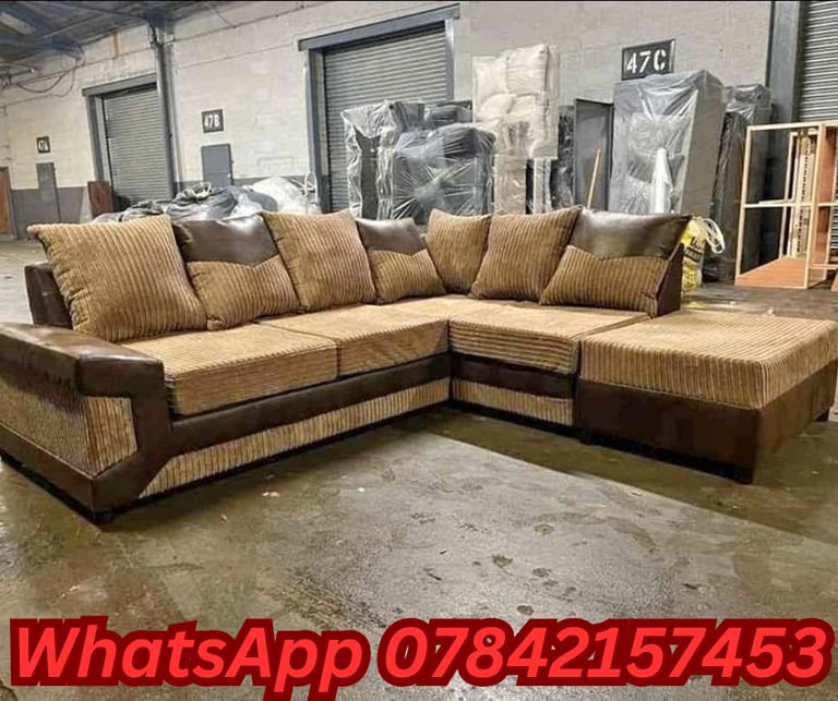 image for Best Ashwin Corner Sofa 3+2 Seater Sofa With Cushion 