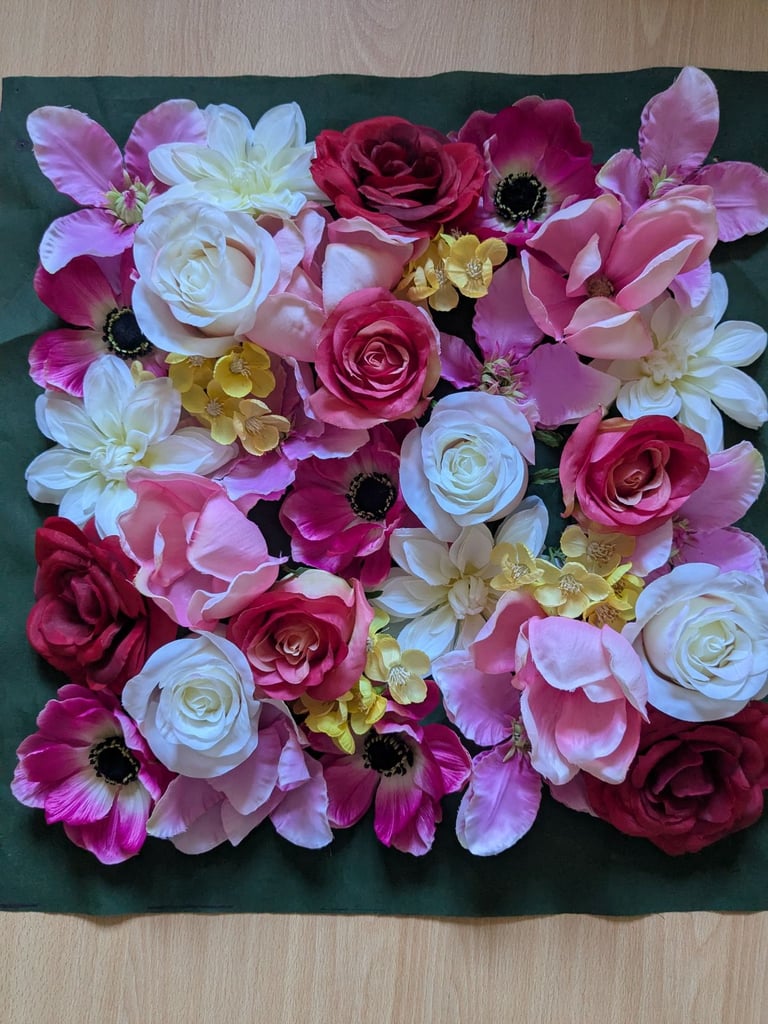 image for Artificial silk flower panel