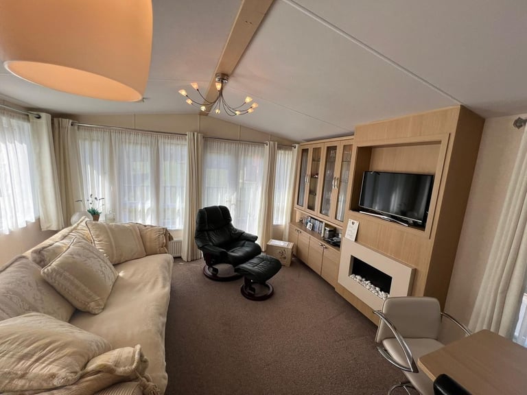 Static Caravan wooden lodge For Sale Off Site Regal Autograph 40ft x 13ft, 3 Bed