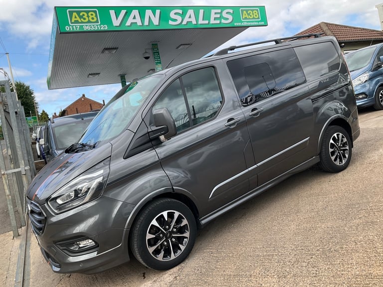 2021 Ford Transit Custom 320 SPORT L1 2.0 ECOBLUE 185 BHP AUTO DOUBLE CAB VAN EURO 6 Crew Van Die...