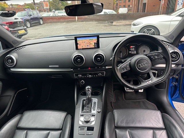 2017 Audi A3 2017 17-Reg Audi S3 TFSI Quattro Black Edition 5dr S Tronic Auto,FSH!!! HATCHBACK Pe...