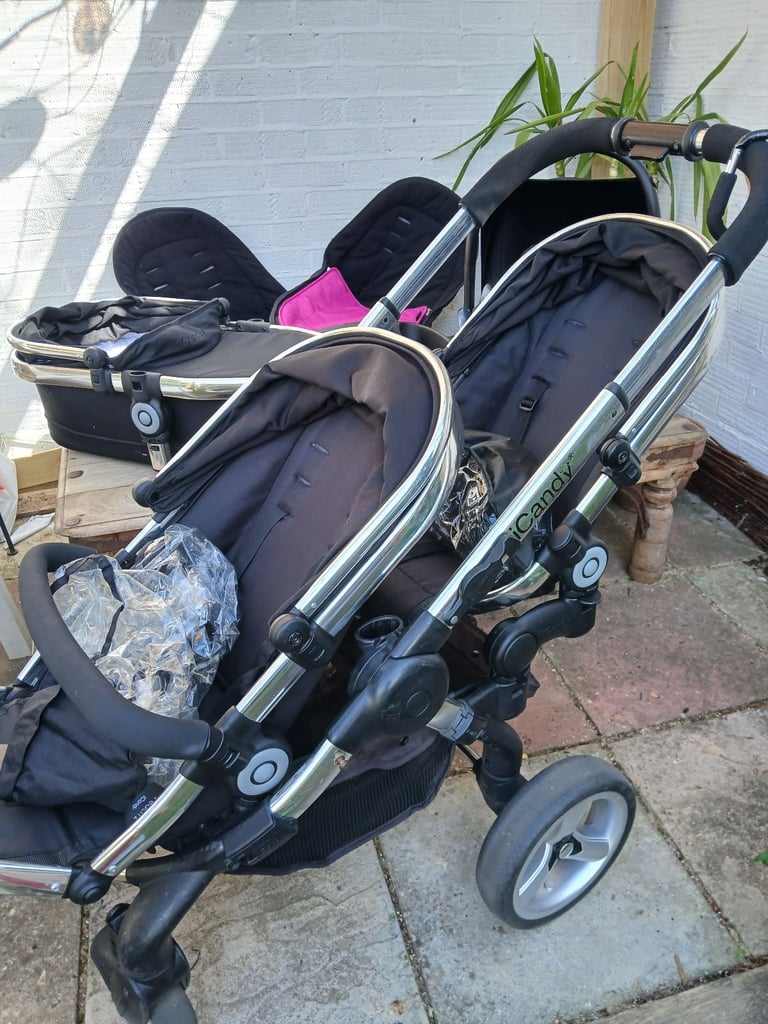 iCandy Peach 2 2in1 Black Double Travel System