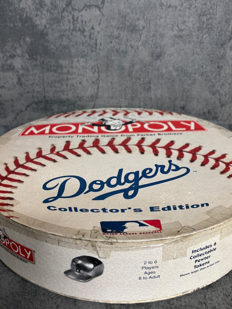 Baseball Dodgers Collectors Edition Monopoly Sealed Game