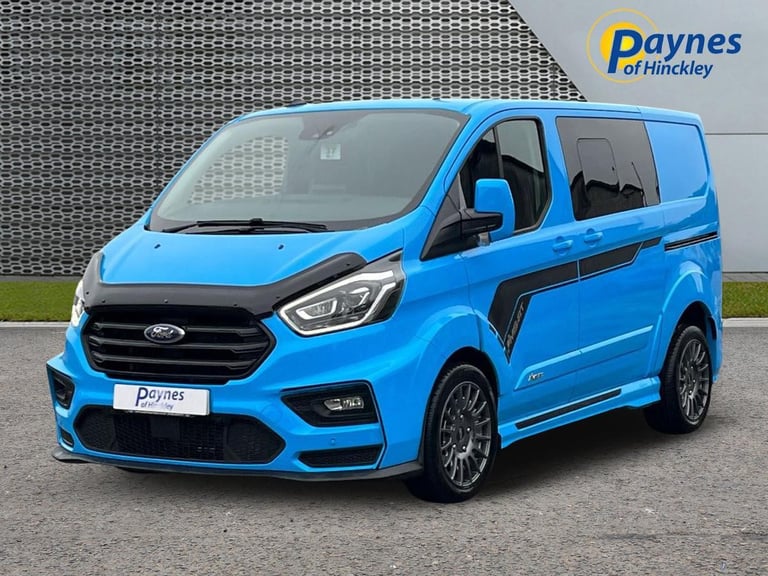 Ford Transit Custom MS-RT Double Cab Van 320 L1 2.0L 170ps AUTO KLM Light Blue