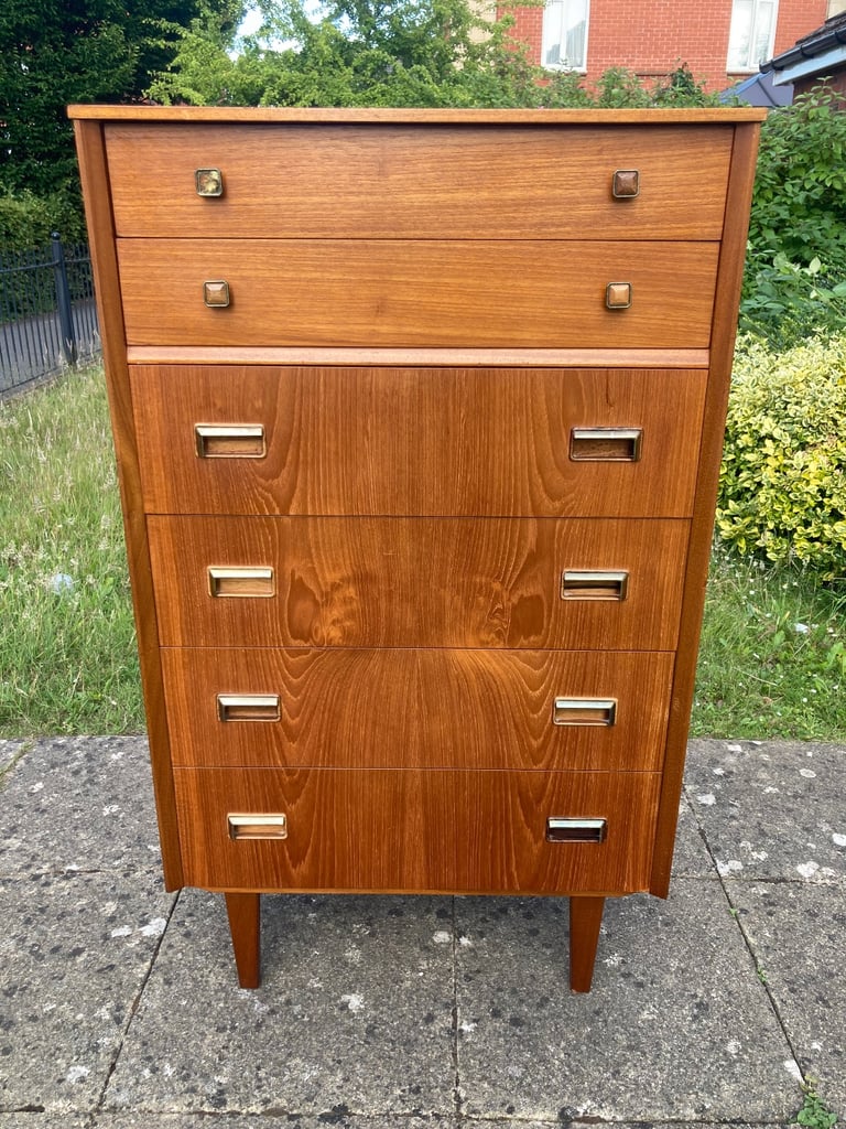 image for 1960’s Nathan chest of drawers (delivery available)