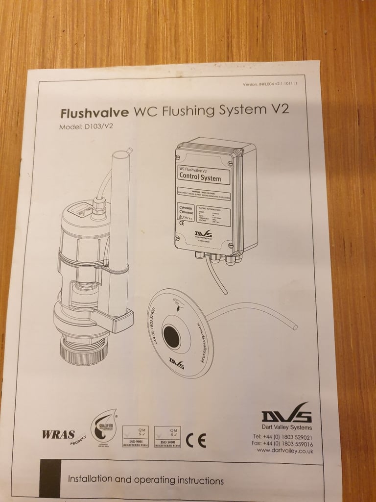 WC flush valve 