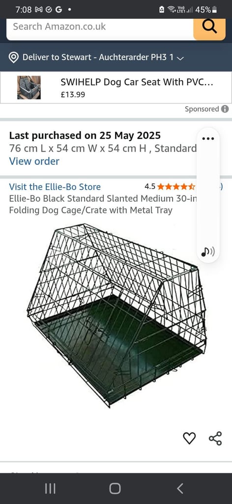 Car dog crate